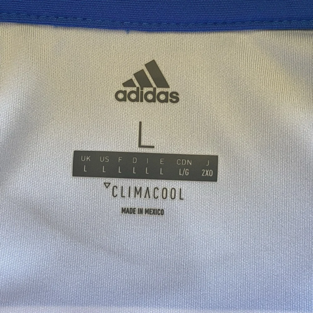 Adidas UANL Tigres Jersey Mens Size Large Soccer Blue 2018/19 Mexico Liga MX